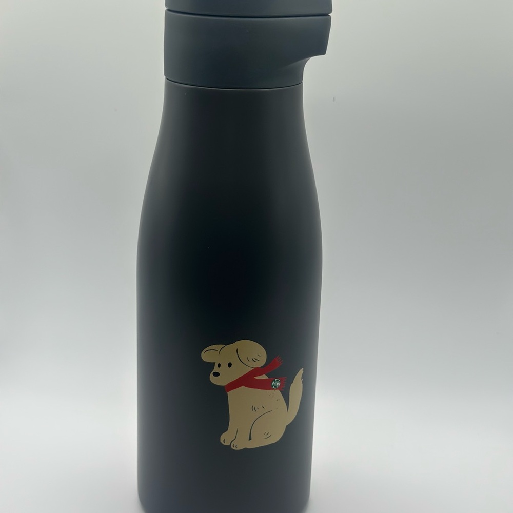 Starbucks 2025 Holiday Puppy Dog Scarf Stainless Tumbler